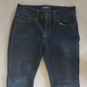 Old Navy Capri Jeans Girls Size 8R Skinny Blue